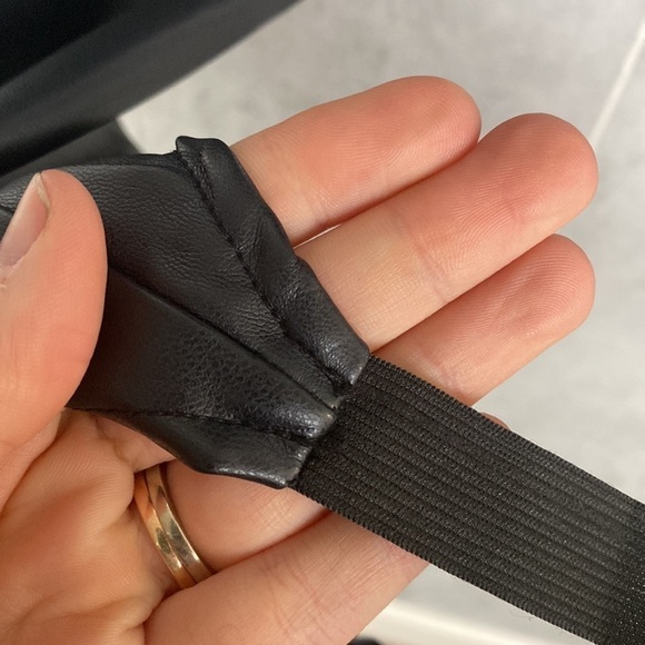 WeWoreWhat leather stirrup legging - Picture 7 of 8